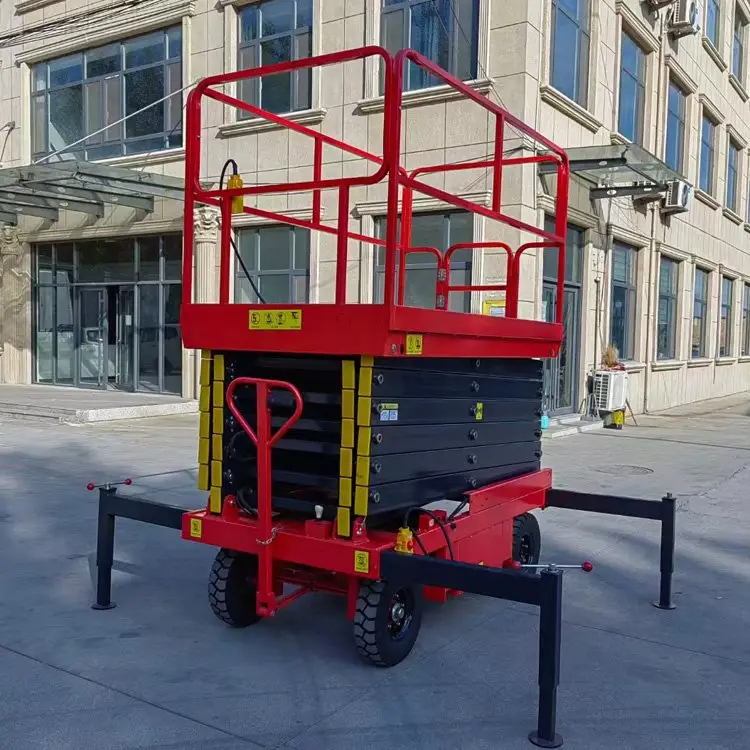 自行剪叉式高空作業(yè)維修車